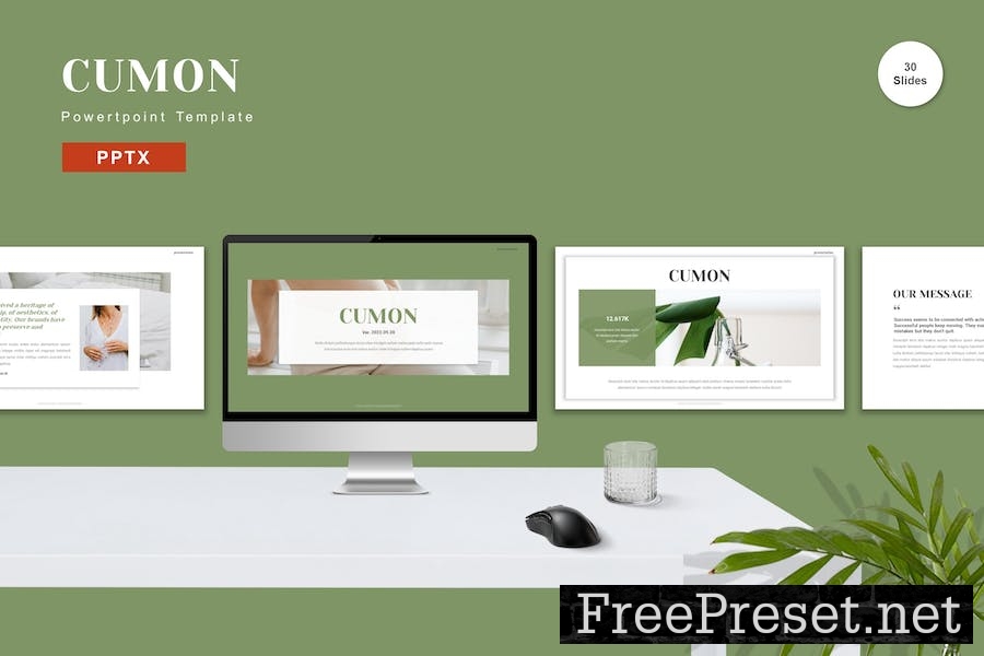 Cumon - Powerpoint Template P5NJMMA