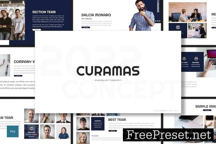 Curamas - Business Keynote Template RUXD3EN