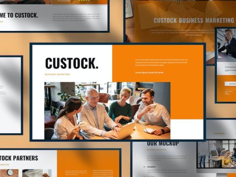 Custock - Business Presentation Keynote Template TK4CFUT