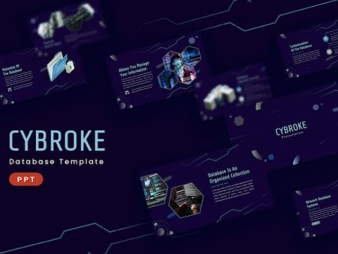 Cybroke - Powerpoint Template 92RELAL