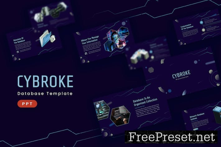 Cybroke - Powerpoint Template 92RELAL