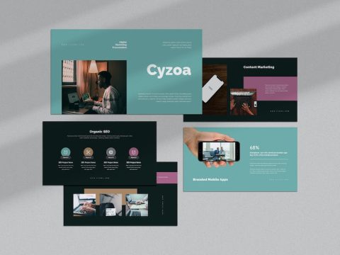 Cyzoa : Digital Marketing Keynote Template DDYM969