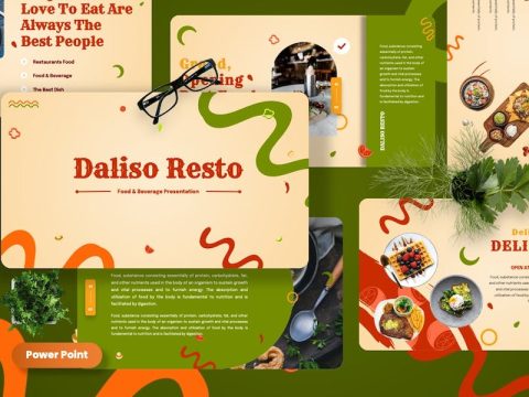 Daliso - Food & Beverage Powerpoint Template XFSFX9Z