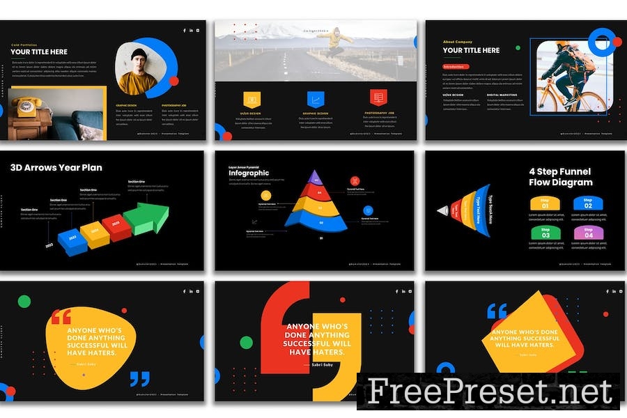 Damster Slides Google Slides Presentation Template REDG2ZM