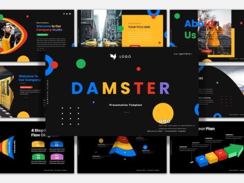 Damster Slides Google Slides Presentation Template REDG2ZM