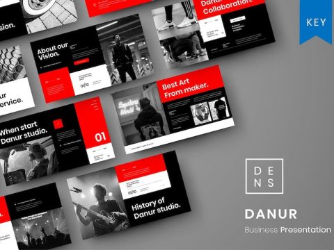 Danur – Business Keynote Template R3EH2CV