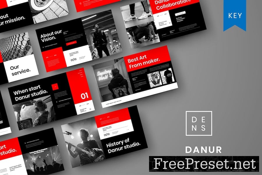 Danur – Business Keynote Template R3EH2CV