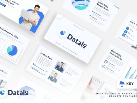 Datalo - Data Science & Analytics Keynote Template LYMS67T