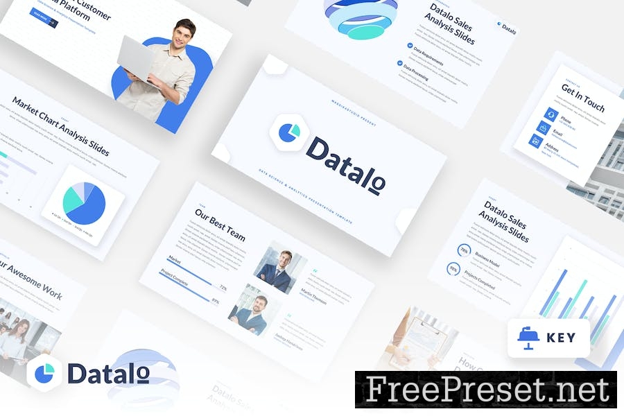 Datalo - Data Science & Analytics Keynote Template LYMS67T