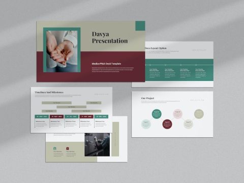 Davya : Medice Pitch Deck Google Slides Template 98PXNV5