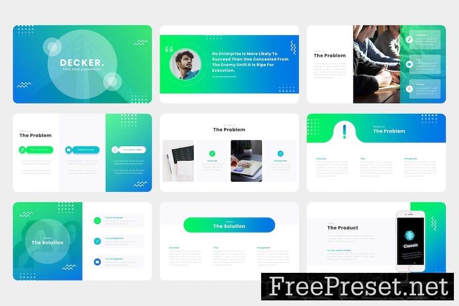 Decker - Pitch Deck Keynote Template PZU8624