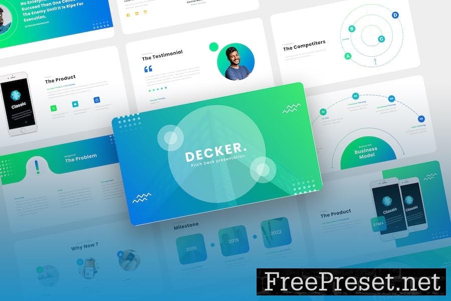 Decker - Pitch Deck Keynote Template PZU8624