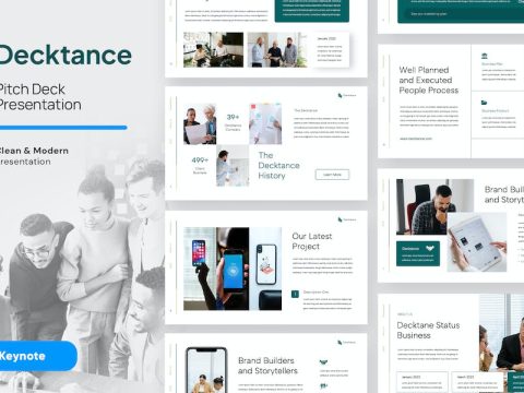 DECKTANCE - Business Pitch Deck Keynote FQNWVLZ