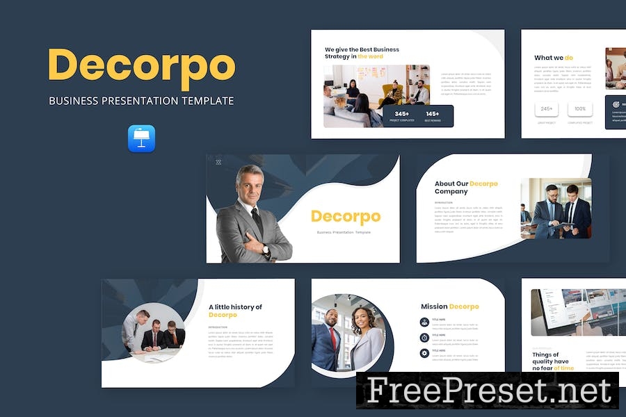 Decorpo - Company Business KeynoteTemplate