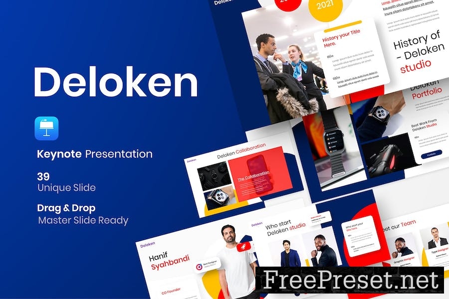 Deloken – Business Keynote Template Y4ZSUJ7