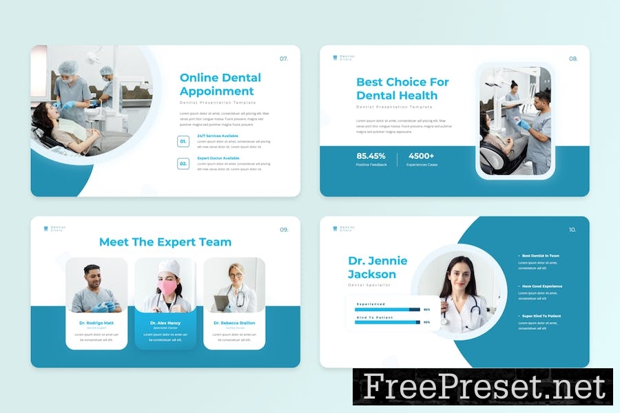 Dentrino - Dentist & Dental Clinic Powerpoint BXMY6AR