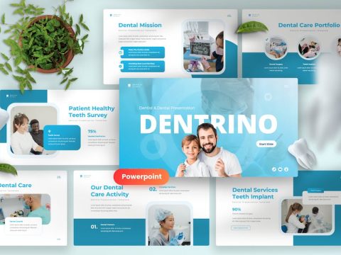 Dentrino - Dentist & Dental Clinic Powerpoint BXMY6AR