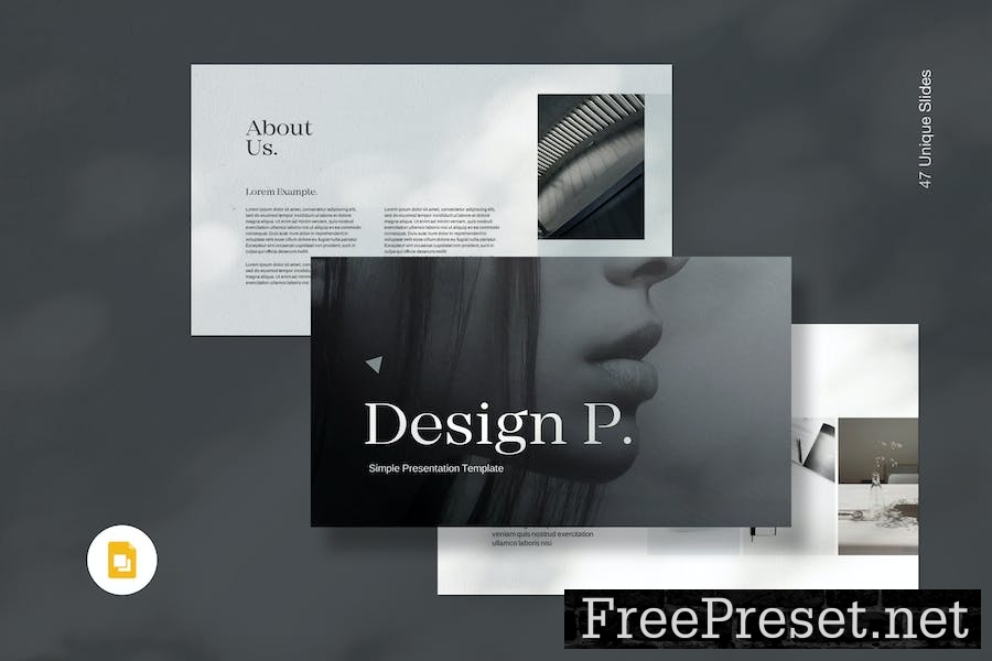 Design P. | Presentation Google Slides Template 8GNRK8R