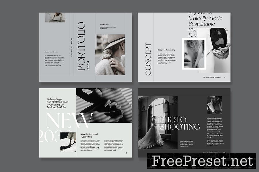 Designer Portfolio Keynote Template 8ELS2D9