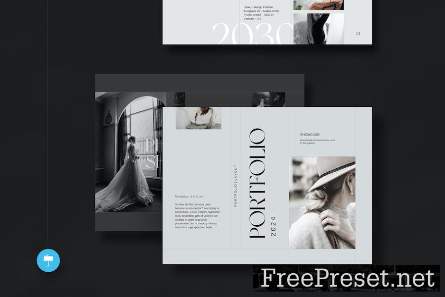 Designer Portfolio Keynote Template 8ELS2D9