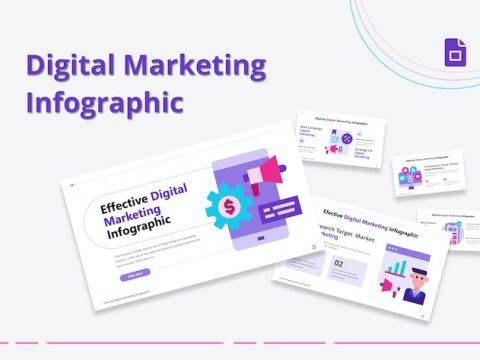 Digital Marketing Infographic Google Slide WQ72YKM