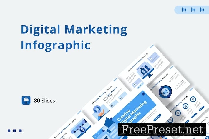 Digital Marketing Infographic Keynote Template FVLMFG4