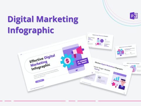 Digital Marketing Infographic Powerpoint VCY5LG9