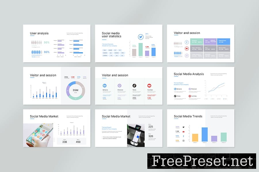 Digital Marketing Strategy Presentation Template