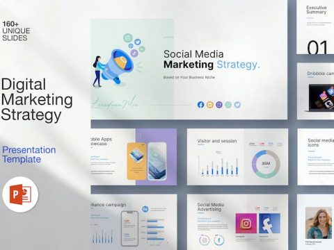 Digital Marketing Strategy Presentation Template