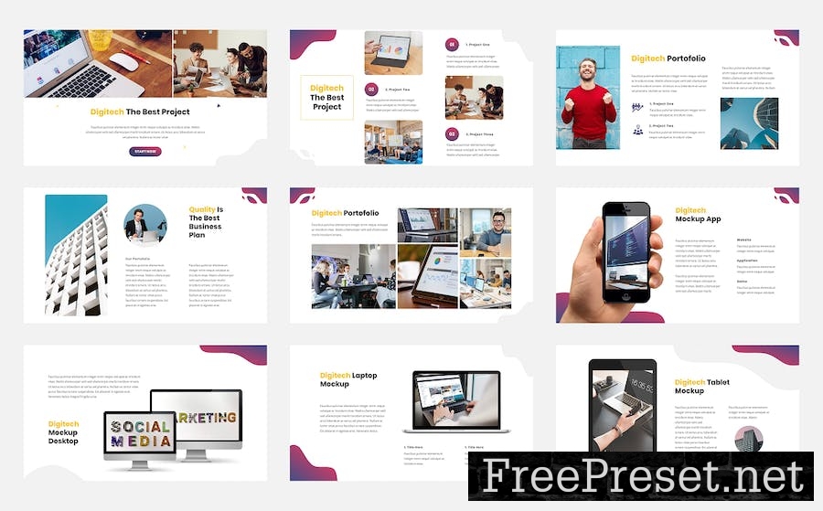 Digitech - Digital Business Keynote Template 5KHGJGP