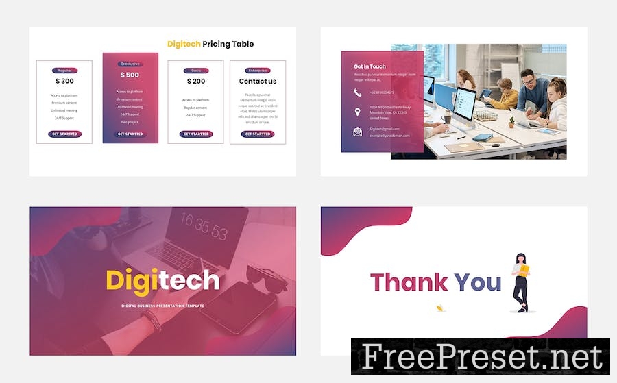 Digitech - Digital Business Keynote Template 5KHGJGP