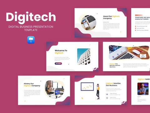 Digitech - Digital Business Keynote Template 5KHGJGP