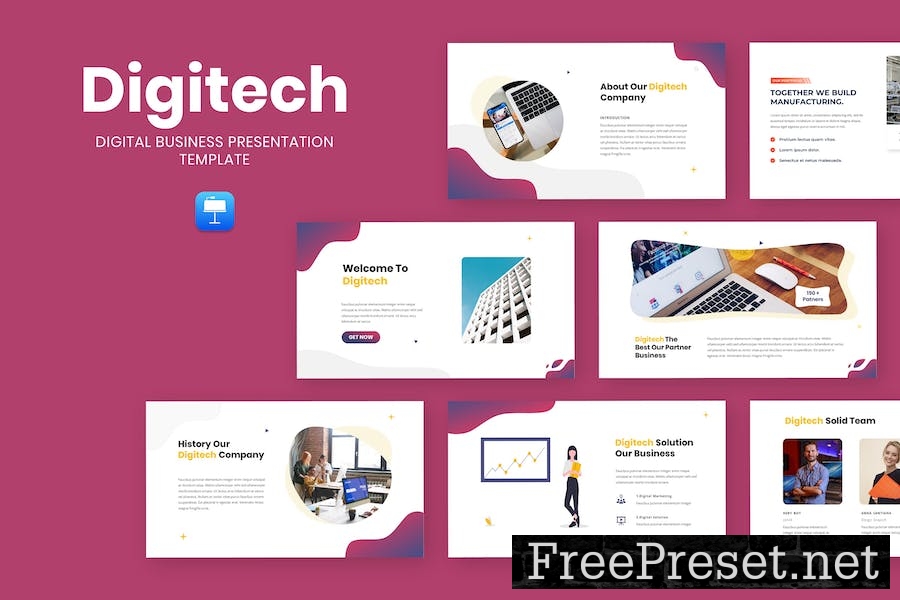 Digitech - Digital Business Keynote Template 5KHGJGP