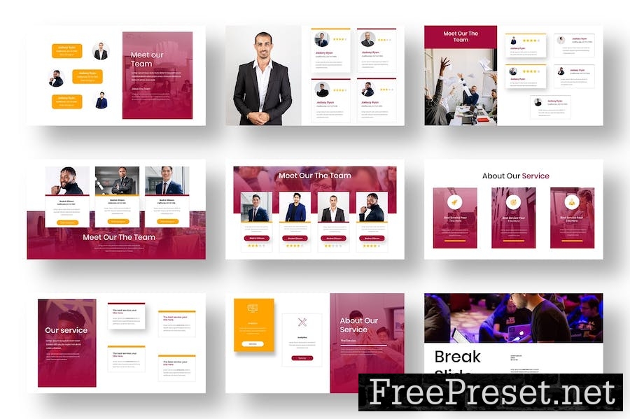 Dine – Business Keynote Template ZKUJLVQ