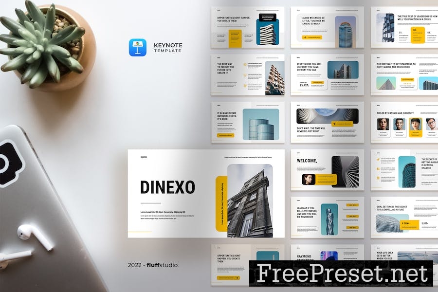 Dinexo - Business Keynote Template 3GW649V