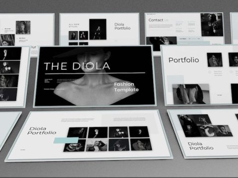 Diola Business Presentation Google Slide Template EWLEC7T