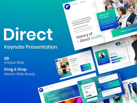 Direct – Business Keynote Template THYWPVP