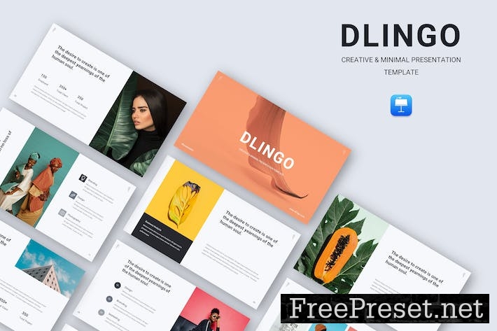 Dlingo - Creative & Minimal Keynote H4DTDP2