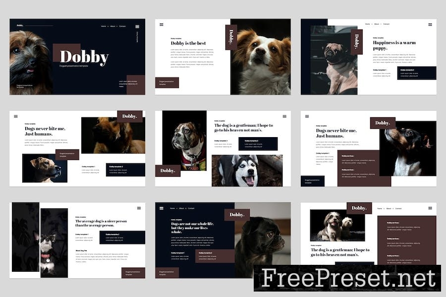 Dobby - Pet Shop Google Slides Template UXF8YUJ