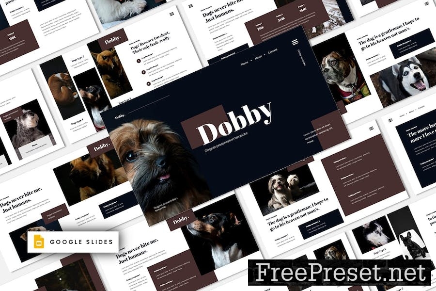 Dobby - Pet Shop Google Slides Template UXF8YUJ