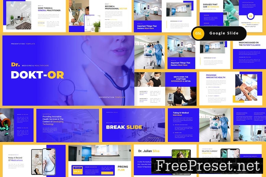 Dokt-or – Healthy and Medical Google Slide QL2NR4V