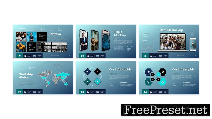 Domain - Business Presentation Keynote Template S8W8CLX