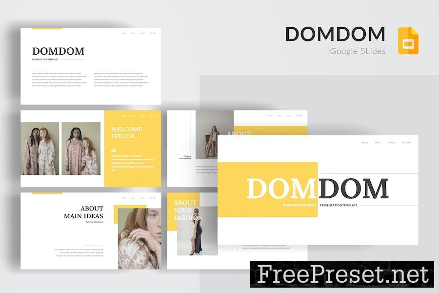 Domdom - Google Slide Template LAA8K6E