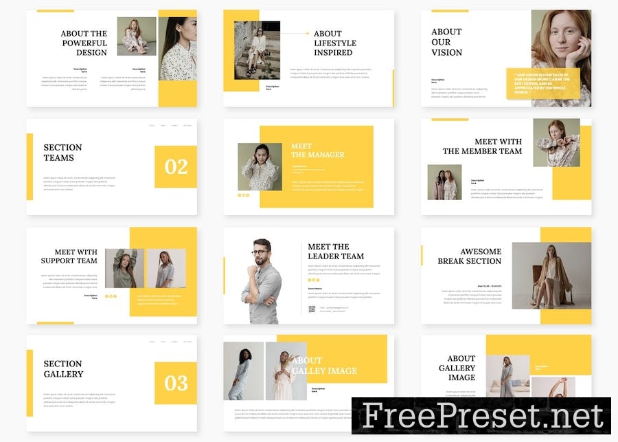 Domdom - Powerpoint Template HCK65JW