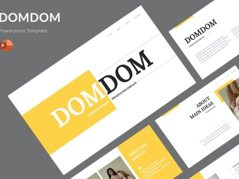 Domdom - Powerpoint Template HCK65JW