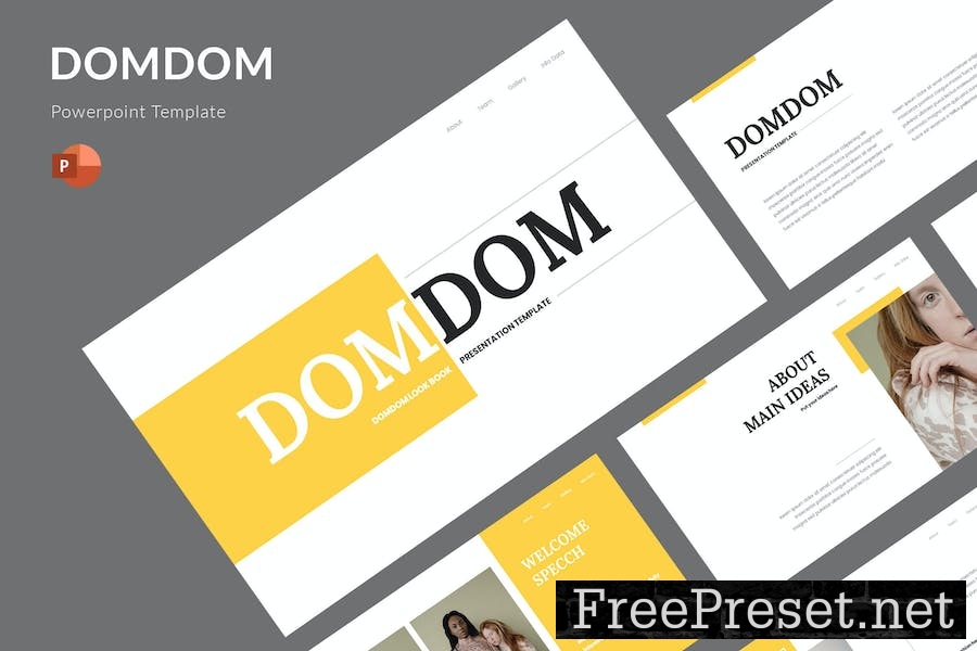 Domdom - Powerpoint Template HCK65JW