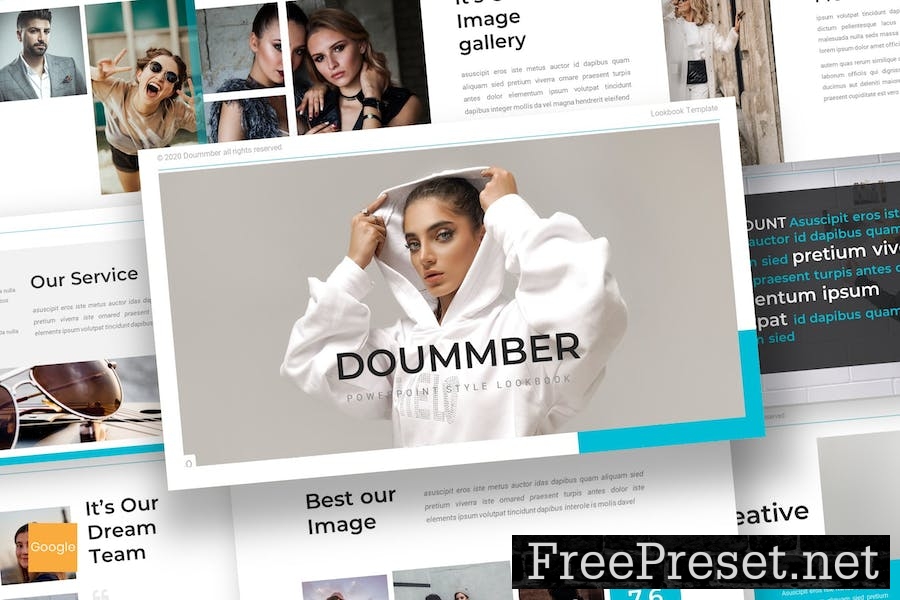 Doummber - Lookbook Google Slides Template N9MNC5F