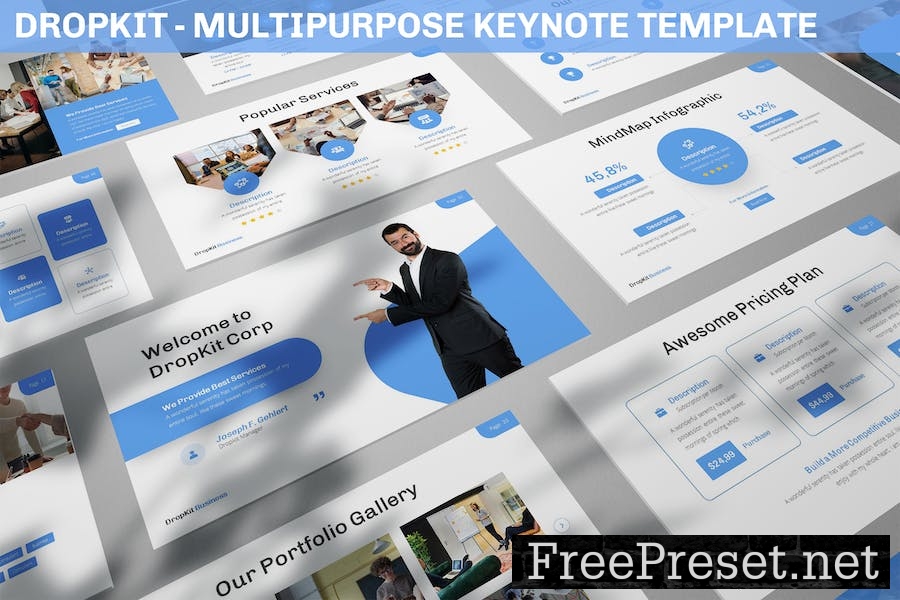 Dropkit - Multipurpose Keynote Template 9SZZC5E