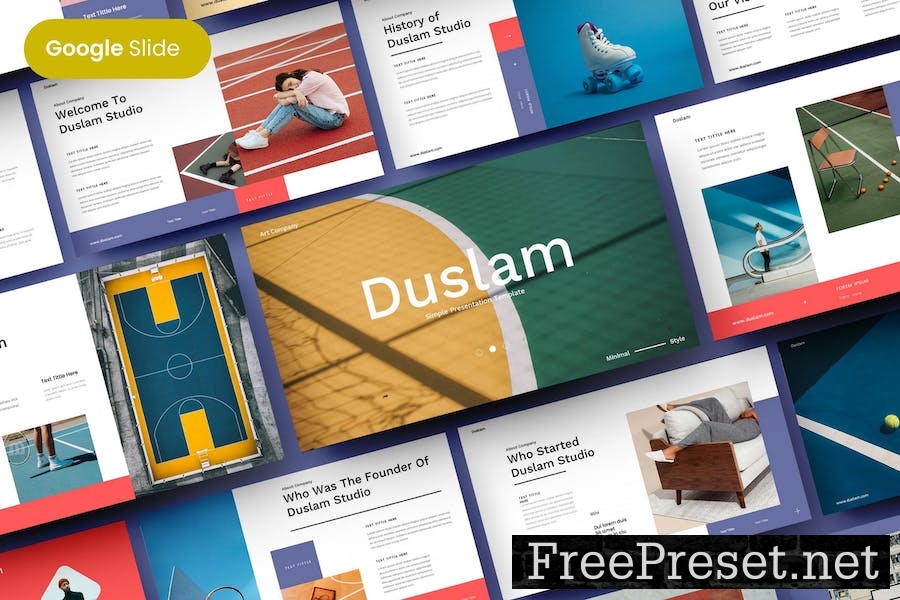 Duslam - Business Google Slide Template  38HWYJX