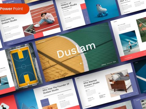 Duslam – Business PowerPoint Template 9VLVA2F